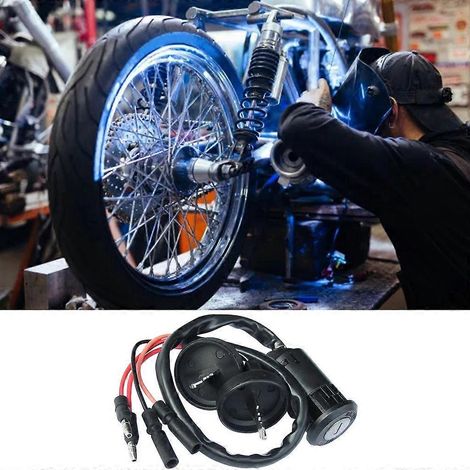 Contacteur d'allumage 4 fils avec clés pour moto TRX300 1990-2000 Fourtrax (1/4)