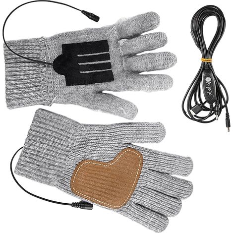 Gants chauffants rechargeables par USB - Pour homme et femme - Pour le ski, la moto, le snowboard - Pour l'hiver (1/5)