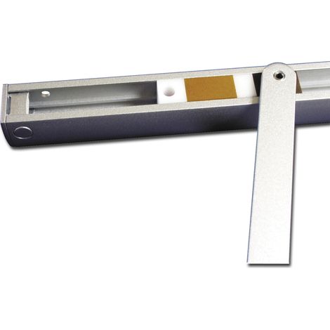 Tope en T deslizante para TS3000V / TS5000 / TS5000L plateado mecánico GEZE