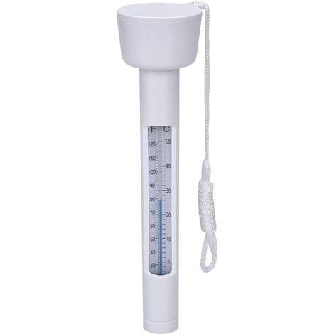 Thermomètre pour bain à remous – Thermomètre pour piscine flottante portable, thermomètre pour piscine flottante, thermomètre pour bain à remous étanche, lecture facile avec cordon pour