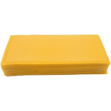 30 blocs de cire gaufrée, plaques de cire gaufrée, papier pour la fabrication de bougies, paillettes de cire d'abeille, apiculture, T-Perfet (1/5)