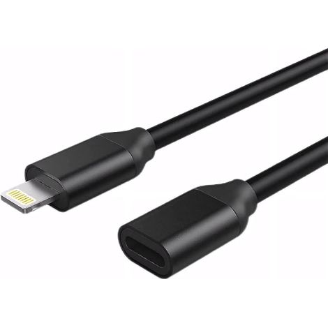 Rallonge Lightning de 1,8 m pour iPhone 13 et iPad, connecteur femelle-mâle, transmission audio, vidéo, musique et transfert de données (1/3)