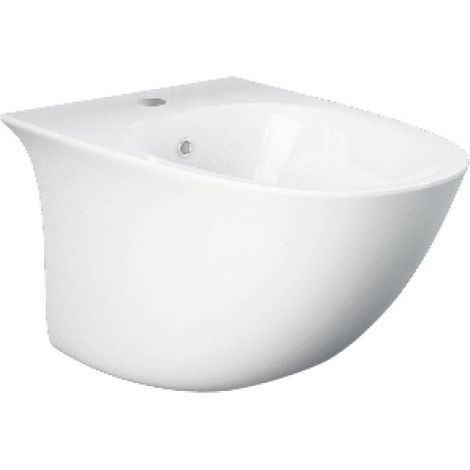 BIDET SOSPESO SENSATION FISSAGGIO NASCOSTO CM. 48 Erogazione Rubinetto
