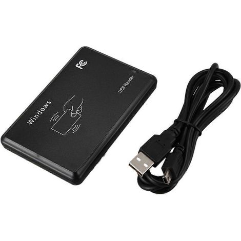 Lecteur de cartes d'identité RFID de bureau USB 4X (sans contact) (1/5)
