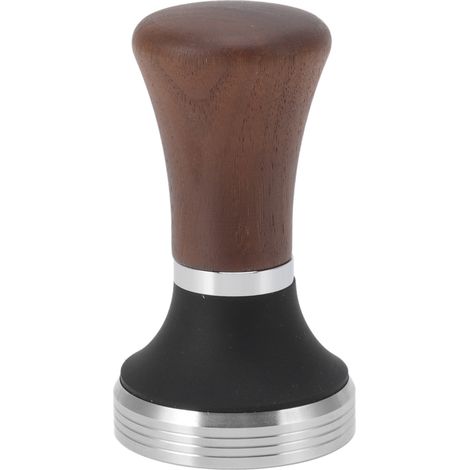 Tasseur à café de 51 mm en acier inoxydable de qualité alimentaire avec manche en bois pour outils à café (1/5)