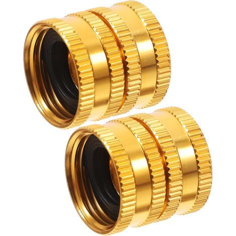 Stück Messing Schlauchadapter Doppel Stecker 3 4 (1/5)