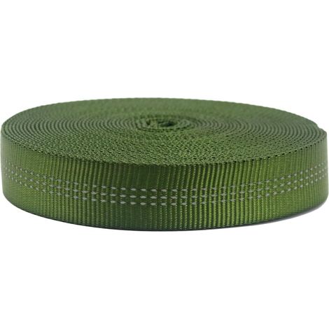 1 Pouce Tube de Sangle Tubulaire en Nylon/Sangle d'escalade Tubulaire - Sangle Robuste pour Le Sauvetage, l'escalade, Les Harnais et la Lutte Contre Les incendies (1/5)