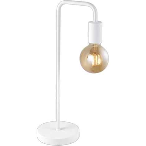 LÚZETE - LAMPE DE TABLE GLADSTONE BLANC (1/5)