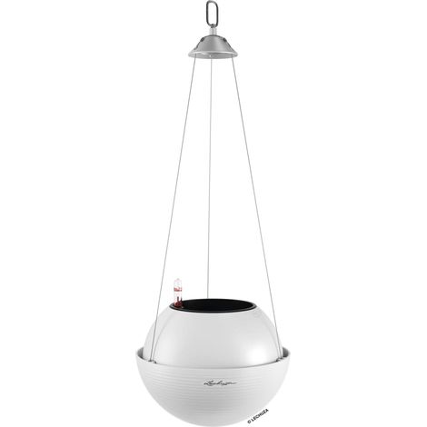 LECHUZA® Pflanzenampeln BOLA Color 23 Weiß All-in-One (1/5)