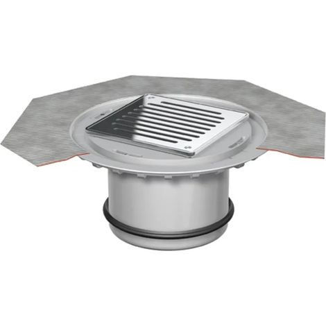 ACO Pieza de montaje AV-Selecta PP 196x196/ K3/ antidesl./Rejilla atornillada, 5084.91.11