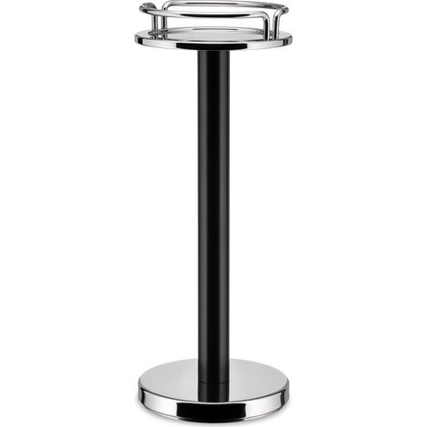 Alessi - 5059 - Colonna portarinfrescatore in acciaio inossidabile 18/10 lucido con asta laccata, testa di moro. (1/5)