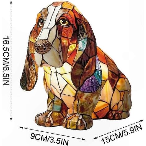 Lampe de nuit artistique chien pp811, décoration murale LED pour salon et chambre, veilleuse féline, cadeau original, 1 pièce, ambiance chaleureuse. (1/3)