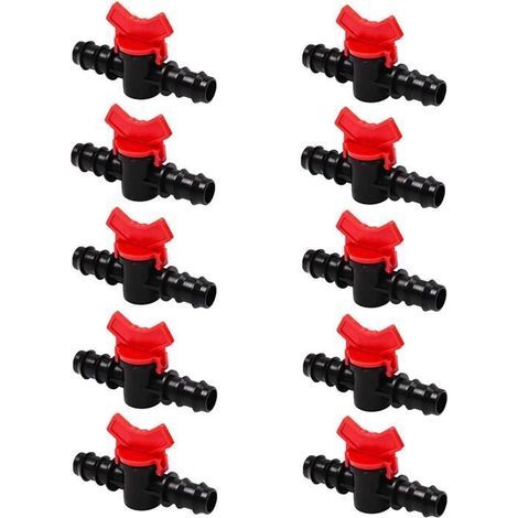 Garden Faucet - 10PCS - POM Material - Black/Red - Easy Installation (1/4)