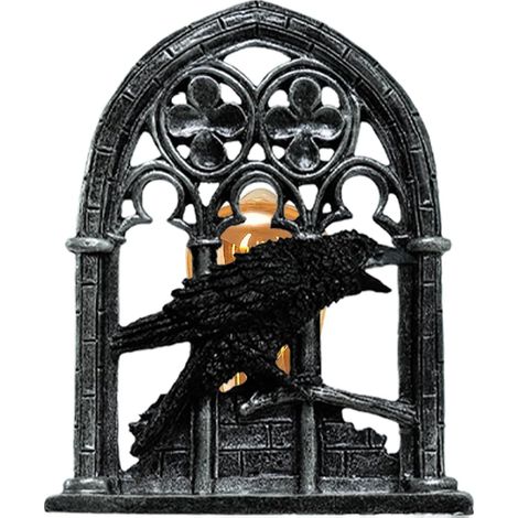 Lampe Corbeau Applique Murale Effrayante en Corbeau Décor d (1/5)
