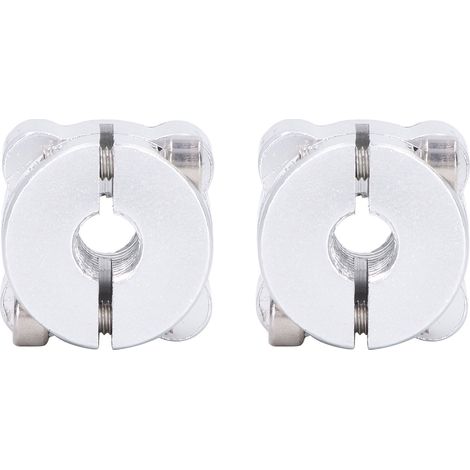 2 Stück 8-mm-Klemmringe, hochbelastbar, Aluminiumlegierung, Rundteile, Wellenklemme 3310‑0016‑5008 (1/5)