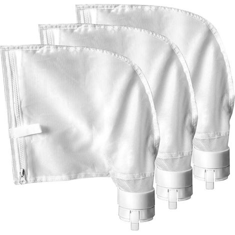 Ensemble de 3 sacs de rechange à fermeture éclair compatibles avec les filtres pour nettoyeurs de piscine tout usage Polaris 360 et 380. (1/5)
