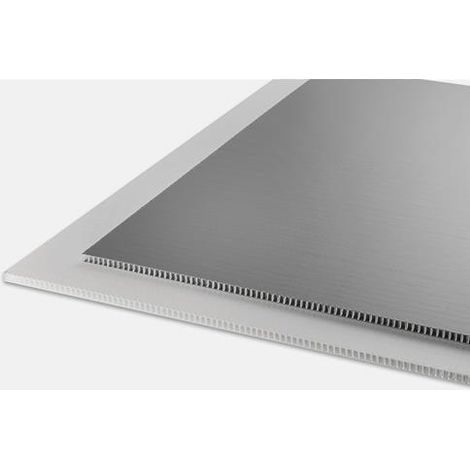 Lastra bilaminato Polimark alvopan grigio 100 x 200 x 1,08 cm (1/2)
