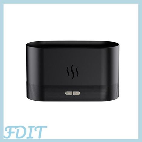 humidificateur d'aromathérapie à flamme Diffuseur d'aromathérapie à flamme éclairage ambiant LED humidificateur linge pack (1/5)