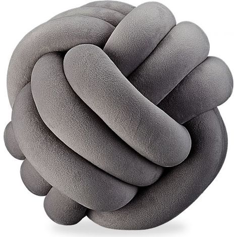 Knotenkissen einfarbig