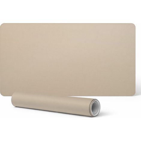 Protector de vinilo para el lugar de trabajo, color beige, 100x50 cm