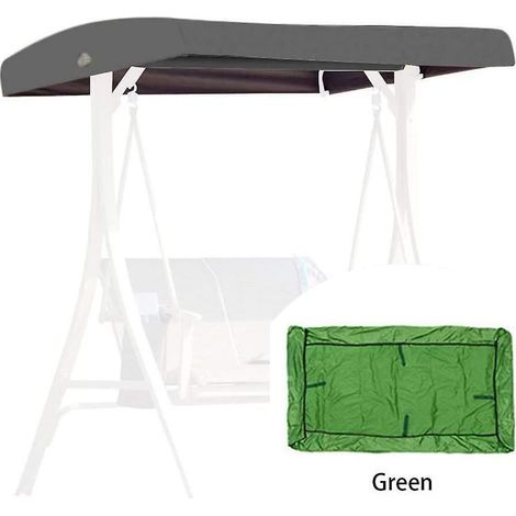Toile de rechange verte universelle pour balancelle de jardin de toit 2-3 places, 191 x 120 cm (1/5)
