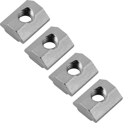 Écrou coulissant en acier au carbone nickelé pour accessoires de profilés en aluminium (EU20 M5) (1/5)
