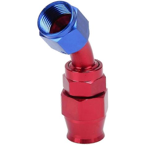 Raccord AN8 pivotant en alliage d'aluminium pour tuyau de refroidissement d'huile. Adaptateur pour tuyau d'huile. (1/5)