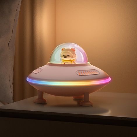 Enceinte Bluetooth Rose 5.4 sans Fil Cadeau Fille 10 Ans Cadeau Femme Astronaute Haut Parleur avec Lumière Deco Chambre Ado Fille Kawaii Deco Chambre Cadeau Femme Anniversaire de Fête,Noel Ado (1/5)
