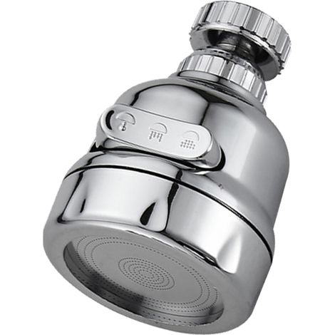 Adaptateur pour robinet de cuisine, buse filtrante anti-éclaboussures à 3 modes, mousseur de salle de bain pour économiser l'eau, rallonge de robinet domestique, rotation à 360° (1/5)