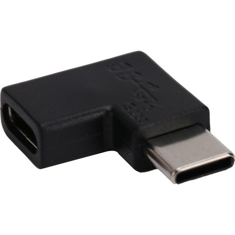 90-Grad-USB-C-Stecker auf Buchse-Adapter, 10 Gbit/s Schnellladefunktion, USB 3.1 Typ-C-Anschluss (1/5)