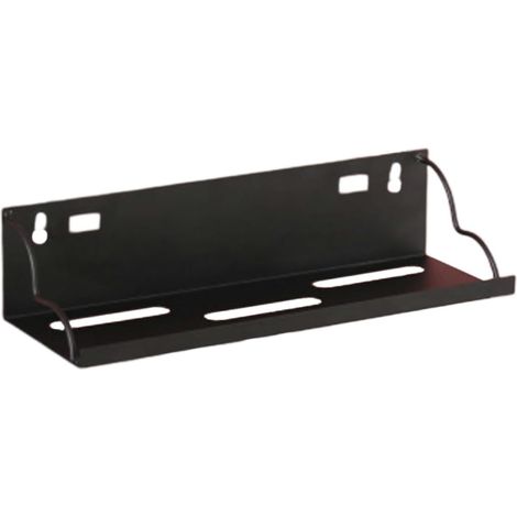 Étagère de rangement murale en fer pour salon, chambre à coucher, rangement mural décoratif pour pots de fleurs et décoration d'intérieur, noir (1/5)