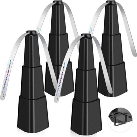 Set of 4 Fly Fans for Tables – Fly Repellent for Indoor and Outdoor Use – Portable and Automatic for Picnics, Restaurants, Parties, and Homes (1/5)