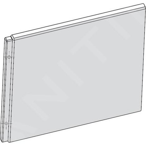 Ravak Panneaux de bain - Panneau latéral pour baignoire Chrome 70, blanc CZ72110A00 (1/3)
