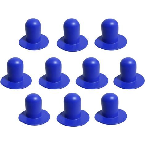 Sollbry Lot de 10 Bouchons de Bouchon de Piscine étendus, Bouchon Pompe Filtre Bestway Lay Z Spa Filtre Lay Z Spa Filtre de Piscine de Rechange Compatible avec Pool (Bleu, étendu) (1/5)