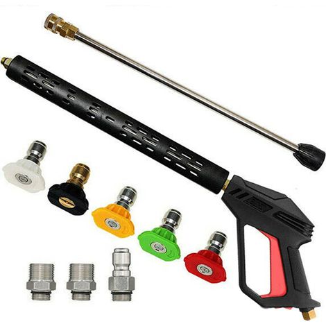 Zoternen Kit adattatori per punte ugelli bacchetta spruzzatore ad alta pressione per idropulitrice 4000PSI M22 (1/5)
