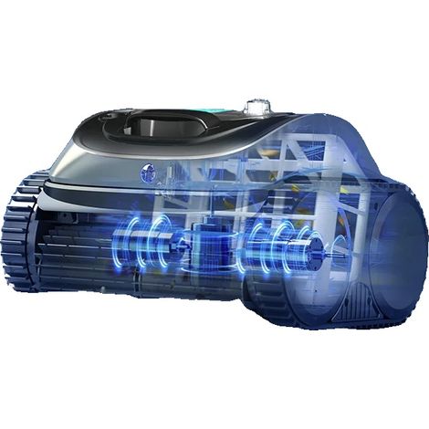 Robot per la pulizia della piscina, potente aspirazione, batteria da 4600 mAh, controllo tramite app, 100-240 V (1/5)
