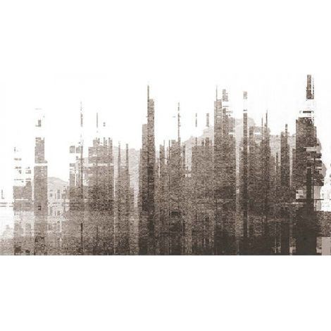 Papier peint panoramique design motif gratte-ciel Tapisserie panoramique originale motif urbain Papiers peints panoramique idéale pour chambre (1/3)
