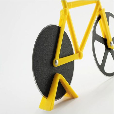 Tagliapizza per bicicletta, affettapizza antiaderente per biciclette, (1/5)