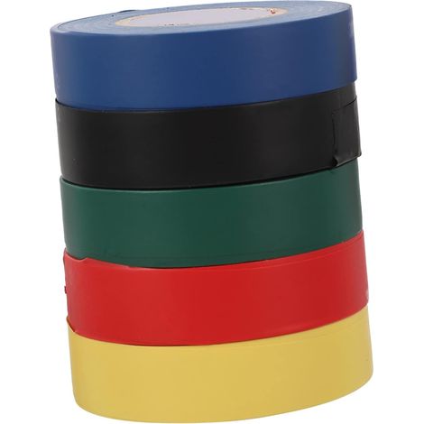 5 morceaux de ruban isolant électrique et chimique pour percussions, (1/5)