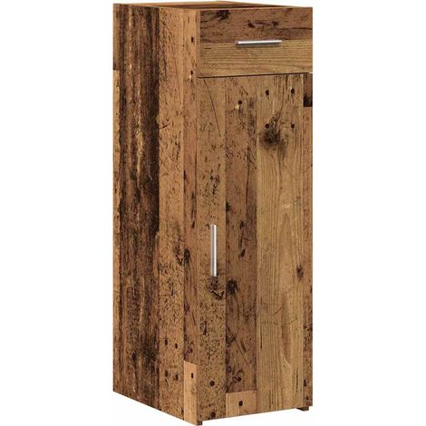 Maison Exclusive - Credenza con cassetto Legno vecchio 30 x 42,5 x 93 cm
