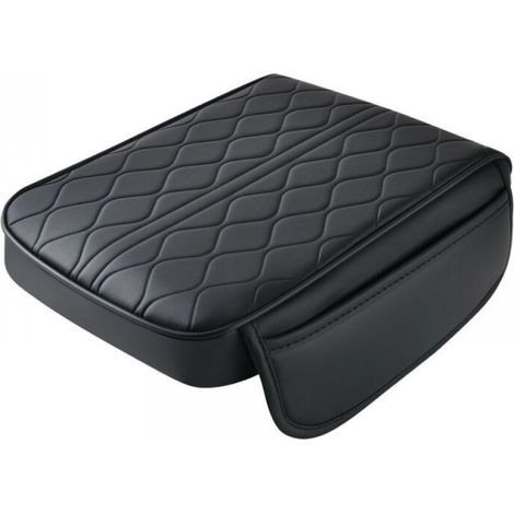 Coussin Accoudoir Voiture Amélioré,Coussin d’Accoudoir Voiture Universel avec Deux Poches,Accessoire Voiture Interieur Confort pour la Plupart des Voitures,Camions et SUV (Noir) (1/5)