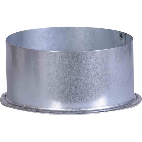 Rohrstopfen – 1 Stück – Aluminierter Stahl 0,6 mm – Hitzebeständig bis 400 °C – Für Ofenrohre – Ø 110 mm (1/2)