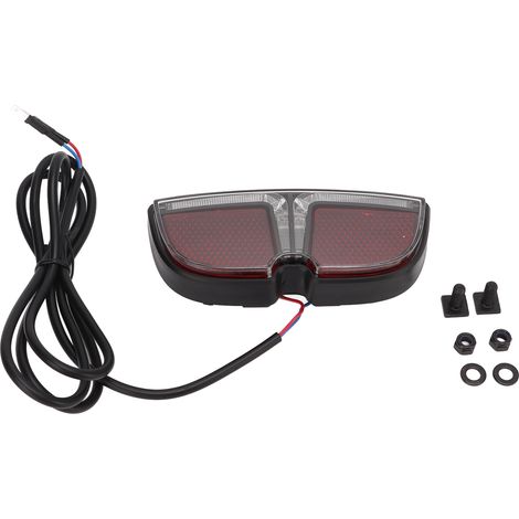 Feu arrière de vélo électrique 6V, lampe de sécurité pour équipement de conduite nocturne, accessoire pour vélo et scooter (1/5)