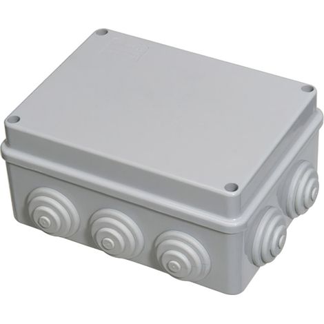 Wasserdichte Box mit rechteckiger Oberfläche mit IP55/IK08-Kegeln 150x110x70mm mit Verschlussdeckel mit Schrauben aus Thermoplas