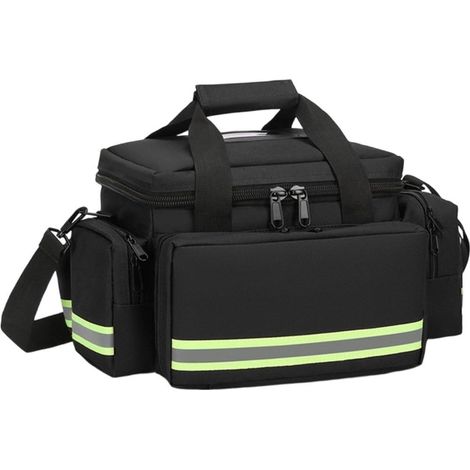 Médical Étanche, Trousse De Premiers Secours Multifonctionnelle Vide avec Bandoulière, Organisateur Portable De Fournitures Médicales (1/5)