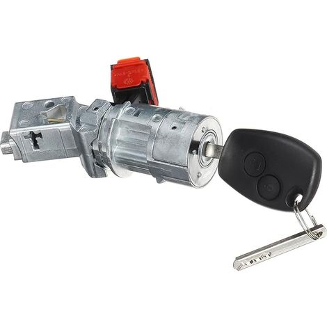 Neiman clio 3 Kangoo 2 Interrupteur Serrure d'allumage Trafic 3, Master 3, Modus, Twingo 2, NV300, NV400 Ensemble de Commutateur à clé de Démarreur Avec Clé 7701208408 8200214168 (1/5)