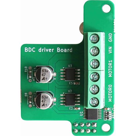 Carte de pilote de moteur CC à 2 canaux ODROID pour ODROID-C5 (1/3)