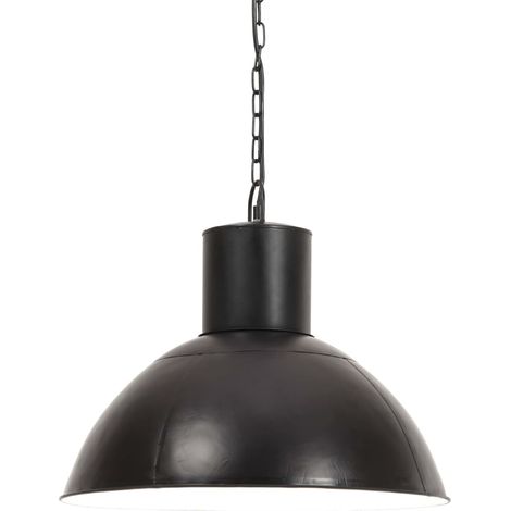 Lampe suspendue 25 W Noir Rond 48 cm E27 CFW73336 (1/5)