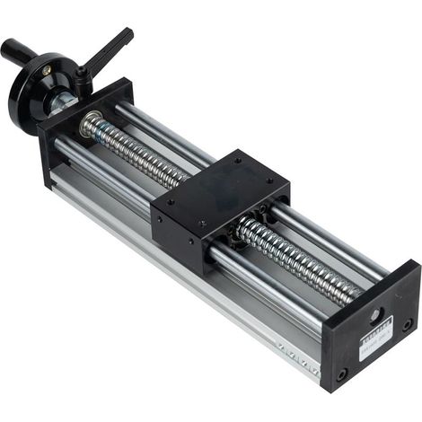 Tavolo scorrevole manuale, corsa di 200 mm a doppio asse ottico, guida lineare con volantino, slitte lineari, piattaforma di guida per automazione non standard, fresatrice CNC (1/4)