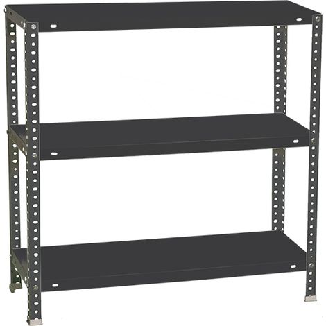 Simonrack Mensola metalllica antracite 3 livelli robusta (1/5)